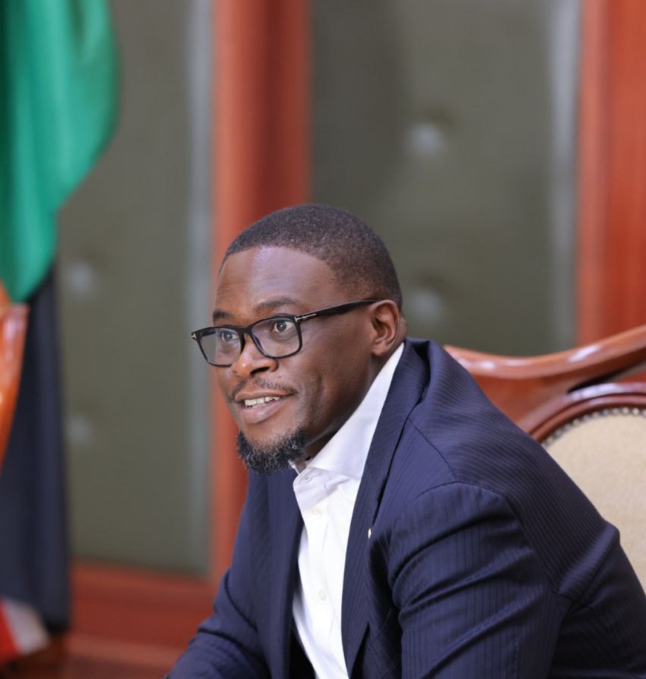 Nairobi Governor Johnson Sakaja photographed in 2024