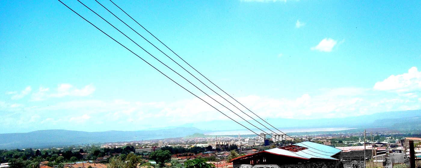 A wide panorama across Nakuru