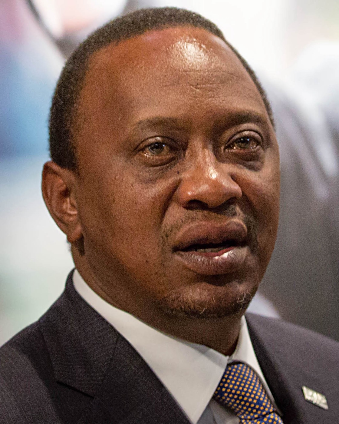 Uhuru Kenyatta photographed during his presidency